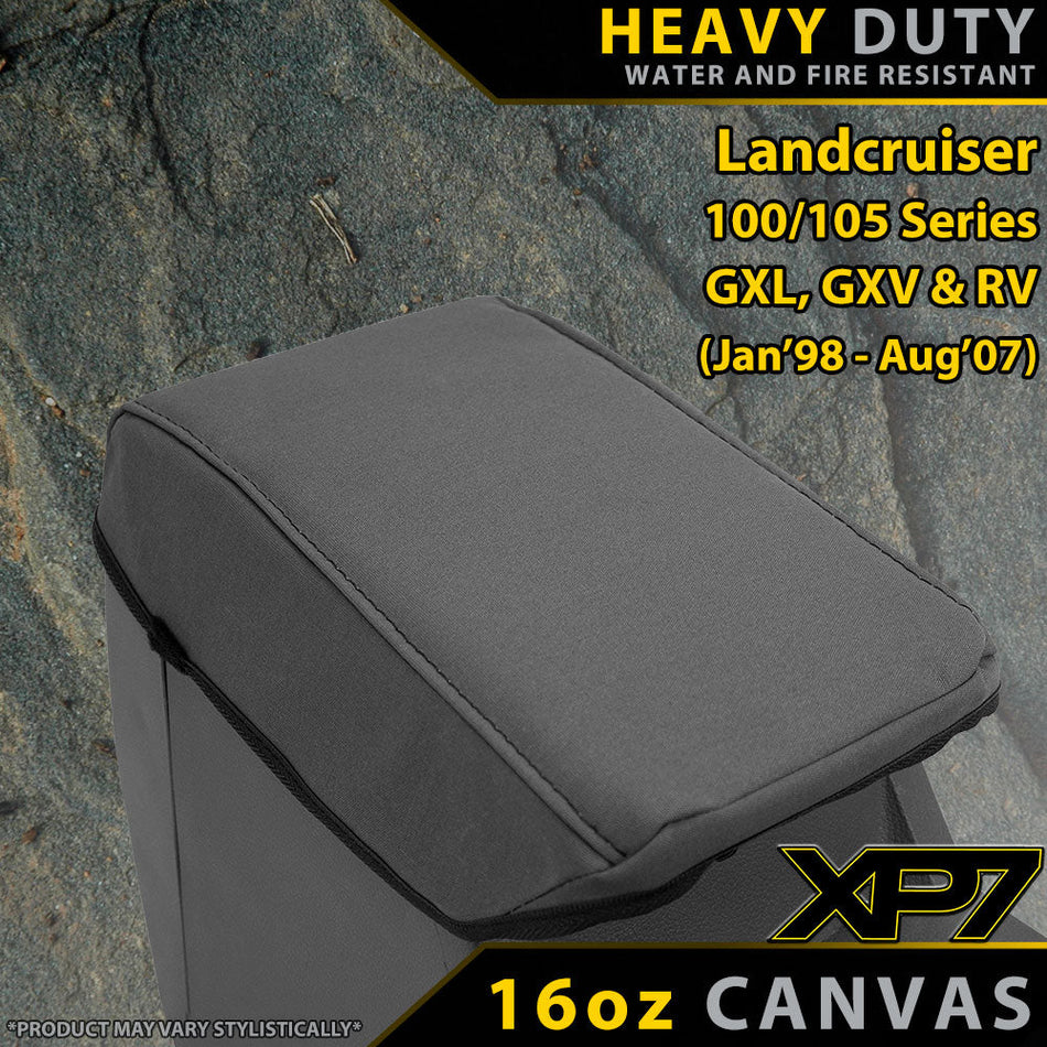 Toyota Landcruiser 100/105 Series Heavy Duty XP7 Canvas Console Lid (Made to Order)-Razorback 4x4