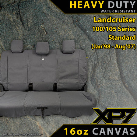 Toyota Landcruiser 100/105 Series Standard - XP7 Heavy Duty Canvas 100% Rear Bench (Made to Order)-Razorback 4x4