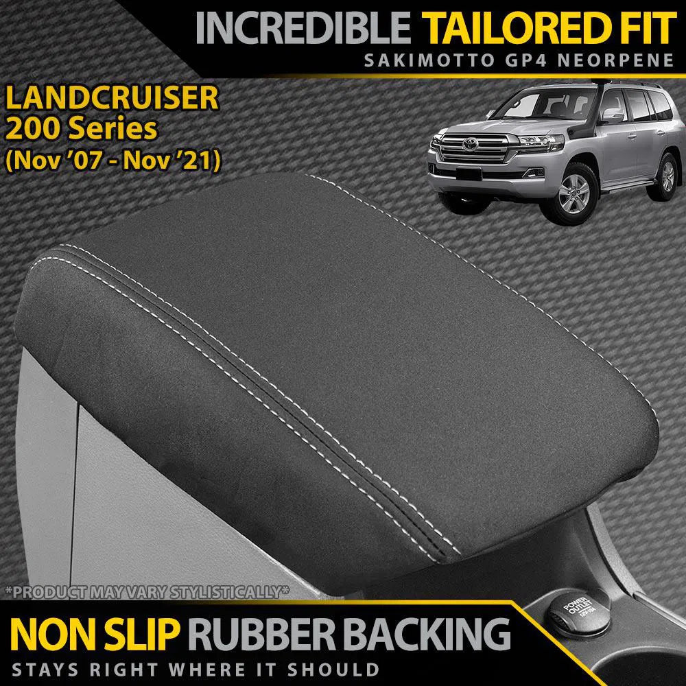 Toyota Landcruiser 200 Series GX/GXL Neoprene Armrest Console Lid (Available)-Razorback 4x4