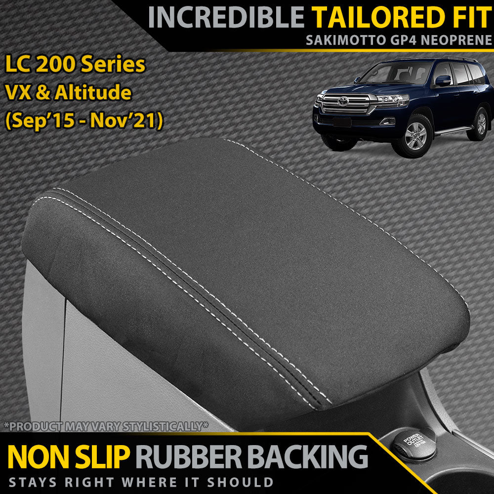Toyota Landcruiser 200 Series VX/Altitude (09/2015+) Neoprene Armrest Console Lid (Available)