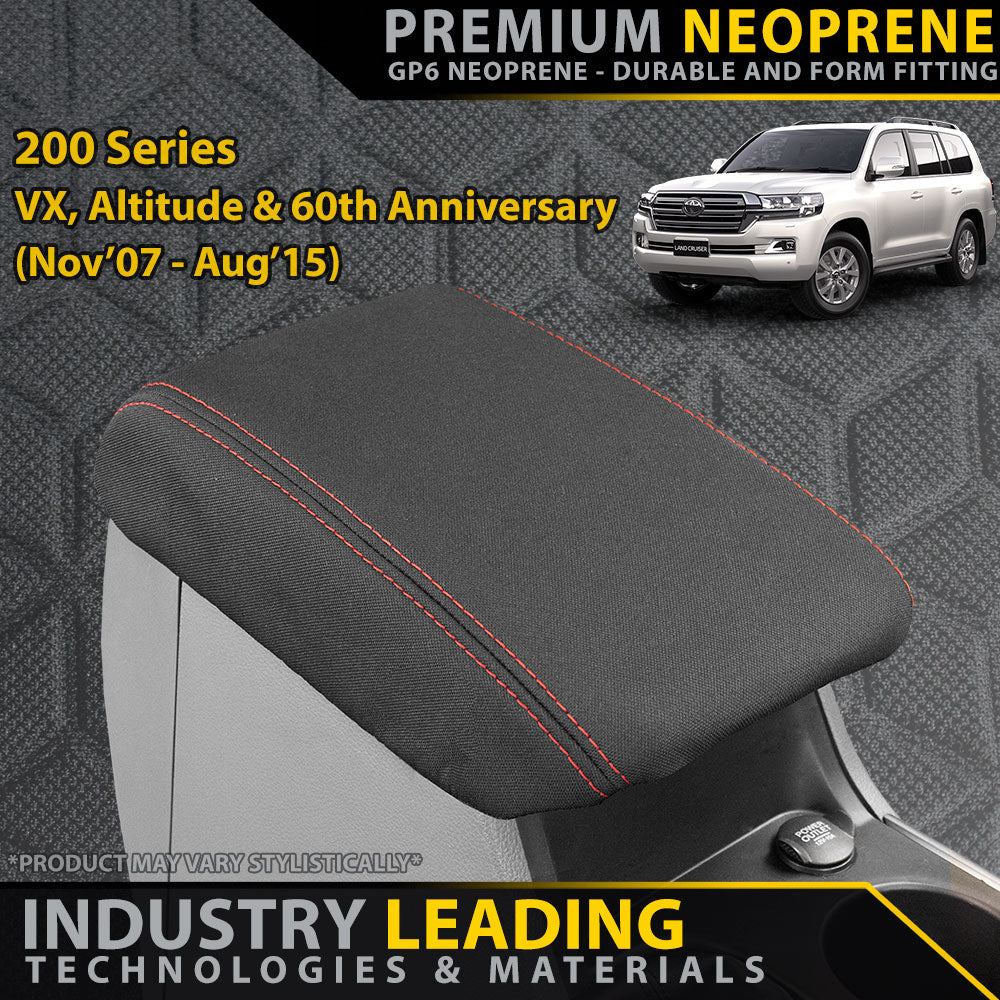 Toyota Landcruiser 200 Series VX/Altitude Premium Neoprene Console Lid (Made to Order)