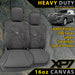 Toyota Landcruiser 300 Series Sahara/Sahara ZX Heavy Duty XP7 Canvas 2x Front Seat Covers (Made to Order)-Razorback 4x4