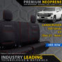 Toyota Landcruiser 300 Series VX Premium Neoprene 3rd Row Seat Covers (Made to Order)-Razorback 4x4