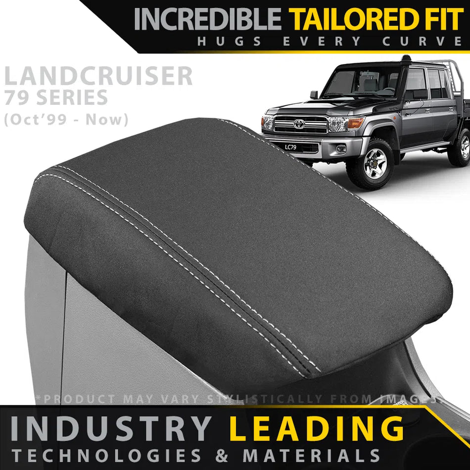 Toyota Landcruiser 79 Series Neoprene Armrest Console Lid (In Stock)-Razorback 4x4
