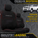 Toyota Prado 120 Premium Neoprene 2x Front Seat Covers (Made to Order)-Razorback 4x4