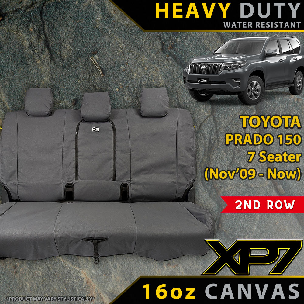 Toyota Prado 150 7 Seater 2nd Row Heavy Duty XP7 Canvas Seat Covers (Available)