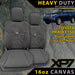 Toyota Prado 150 (July 21+) Heavy Duty XP7 Canvas 2x Front Seat Covers (Available)-Razorback 4x4