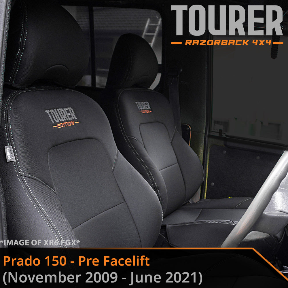 Toyota Prado 150 (Pre Facelift) GP9 Tourer 2x Front Seat Covers (In Stock)