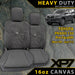 Toyota Prado 150 (Pre Facelift) Heavy Duty XP7 Canvas 2x Front Seat Covers (Available)-Razorback 4x4