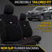 Toyota Prado 150 (Pre Facelift) Neoprene 2x Front Seat Covers (Available)-Razorback 4x4