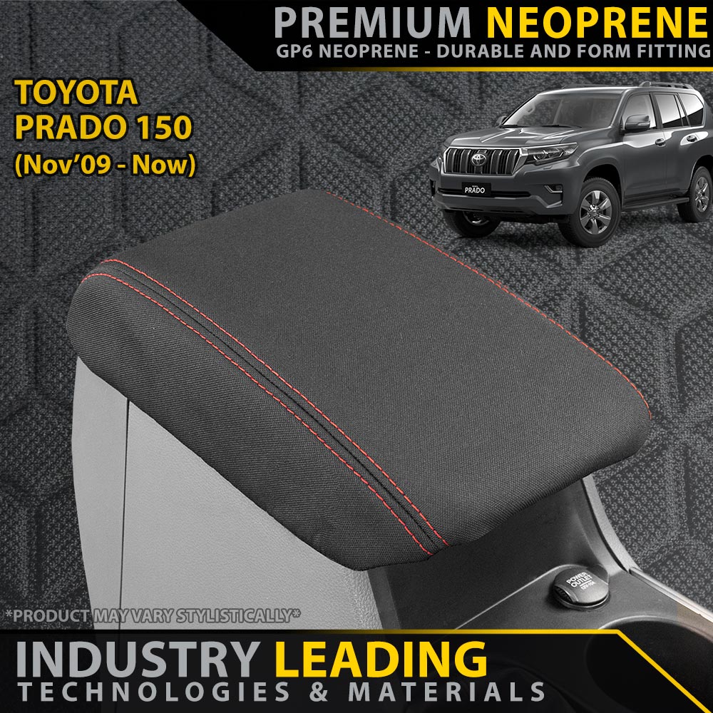 Toyota Prado 150 Premium Neoprene Console Lid (Available)-Razorback 4x4