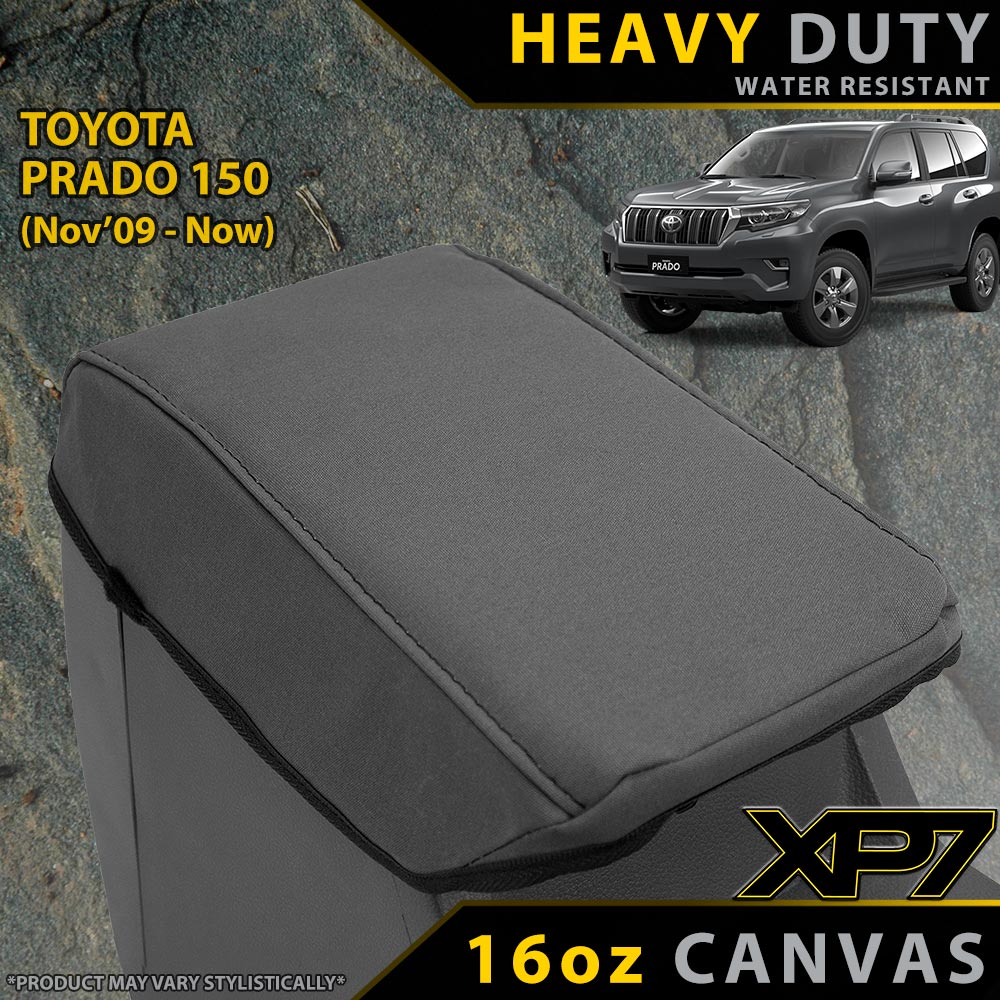 Toyota Prado 150 XP7 Heavy Duty Canvas Armrest Console Lid (In Stock)