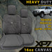Toyota Prado 90 DX Heavy Duty XP7 Canvas 2x Front Seat Covers (Made to Order)-Razorback 4x4