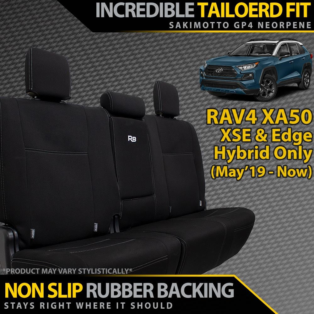 Toyota RAV4 XA50 XSE/Edge Hybrid Neoprene Rear Row Seat Covers (Made to Order)-Razorback 4x4