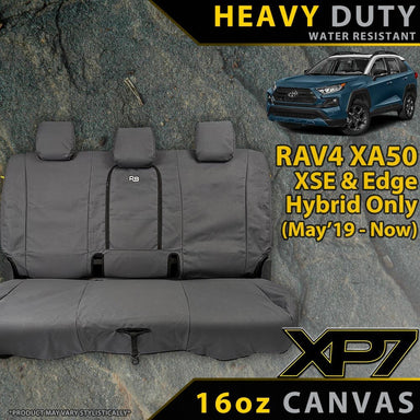 Toyota RAV4 XA50 XSE/Edge Hybrid XP7 Heavy Duty Canvas Rear Row Seat Covers (Made to Order)-Razorback 4x4