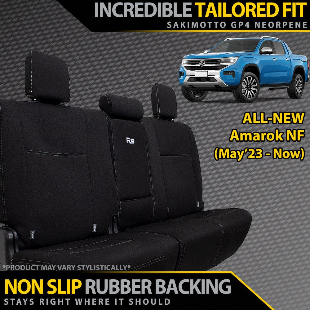 Volkswagen All-New Amarok Neoprene Rear Row Seat Covers (In Stock)