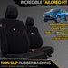 Volkswagen Amarok 2H (Cloth Seats) Neoprene 2x Front Seat Covers (Available)-Razorback 4x4