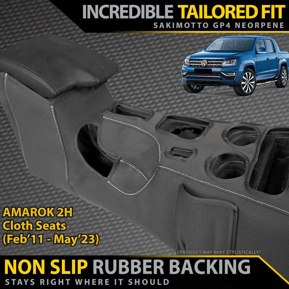 Volkswagen Amarok 2H (Cloth Seats) Neoprene Centre Console Organiser (In Stock)-Razorback 4x4