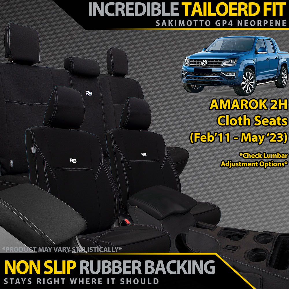 Volkswagen Amarok 2H (Cloth Seats) Neoprene Full Bundle (Made to Order)