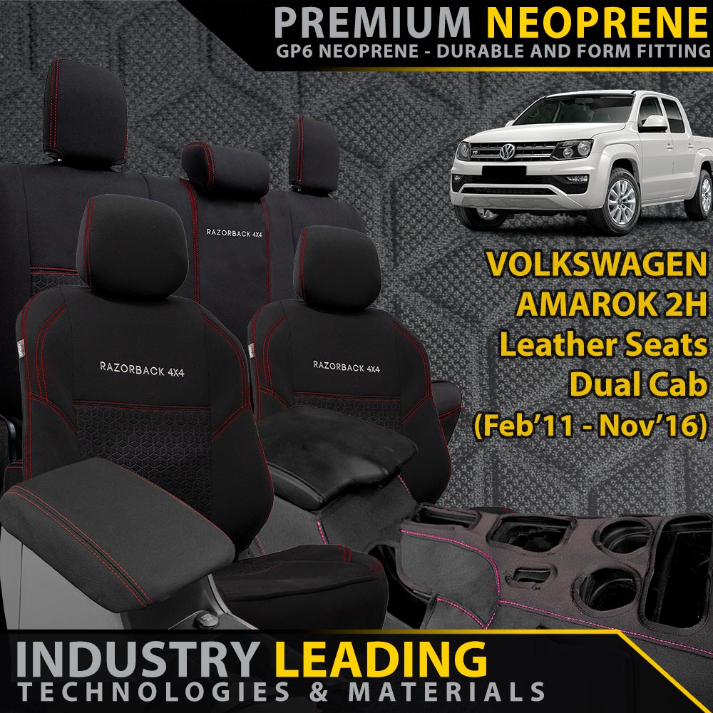 Volkswagen Amarok 2H (Leather Seats) Premium Neoprene Bundle (Made to Order)