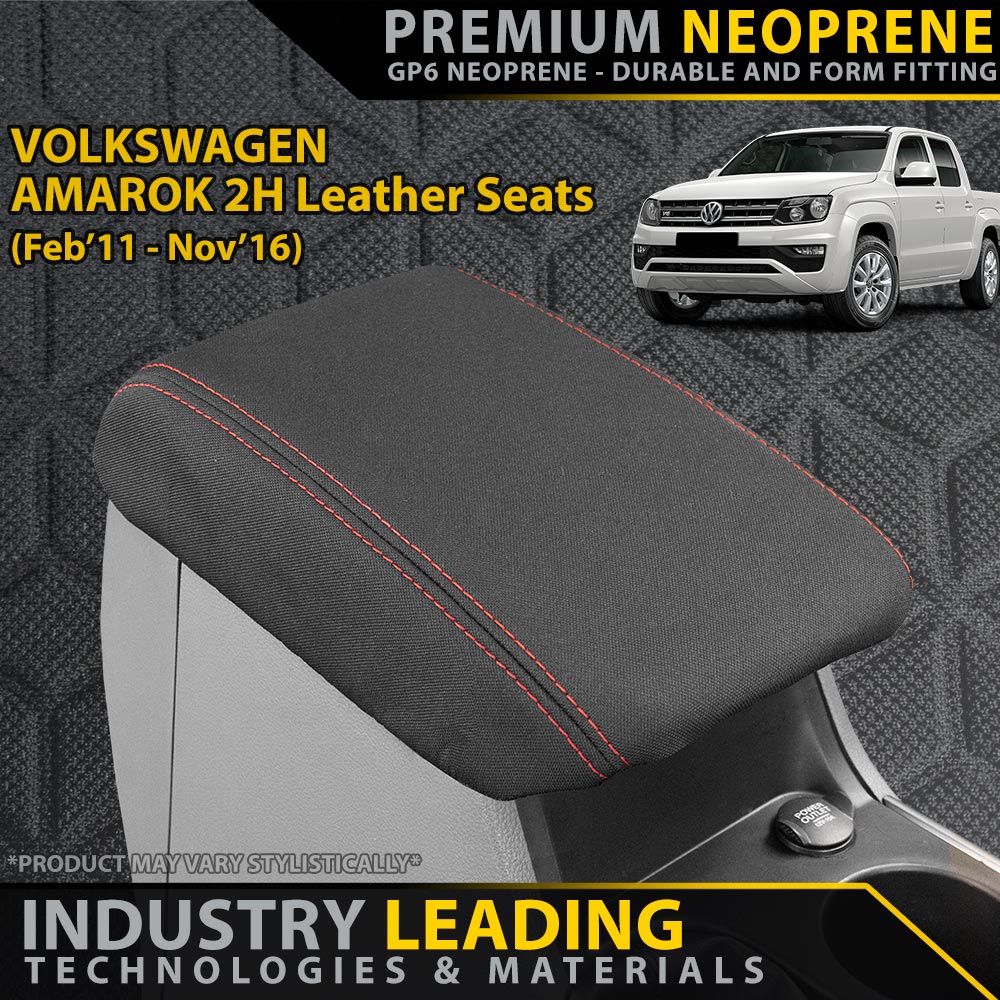 Volkswagen Amarok 2H (Leather Seats) Premium Neoprene Console Lid (Made to Order)
