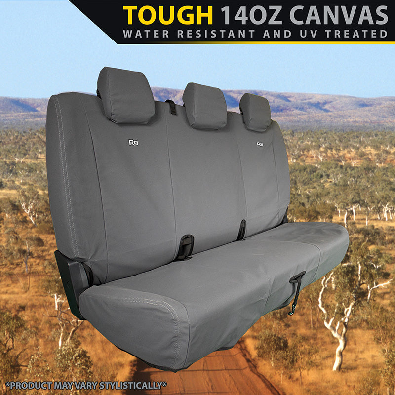 Nissan Navara NP300 - Series 3 & 4 - XP6 Tough Canvas Rear Row Seat Covers (In Stock)