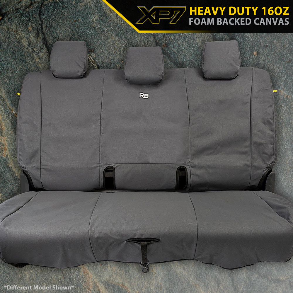 Toyota Landcruiser 300 Series - GX & Pre-Facelift GXL - XP7 Heavy Duty Canvas 2nd Row Seat Covers (Made to Order)