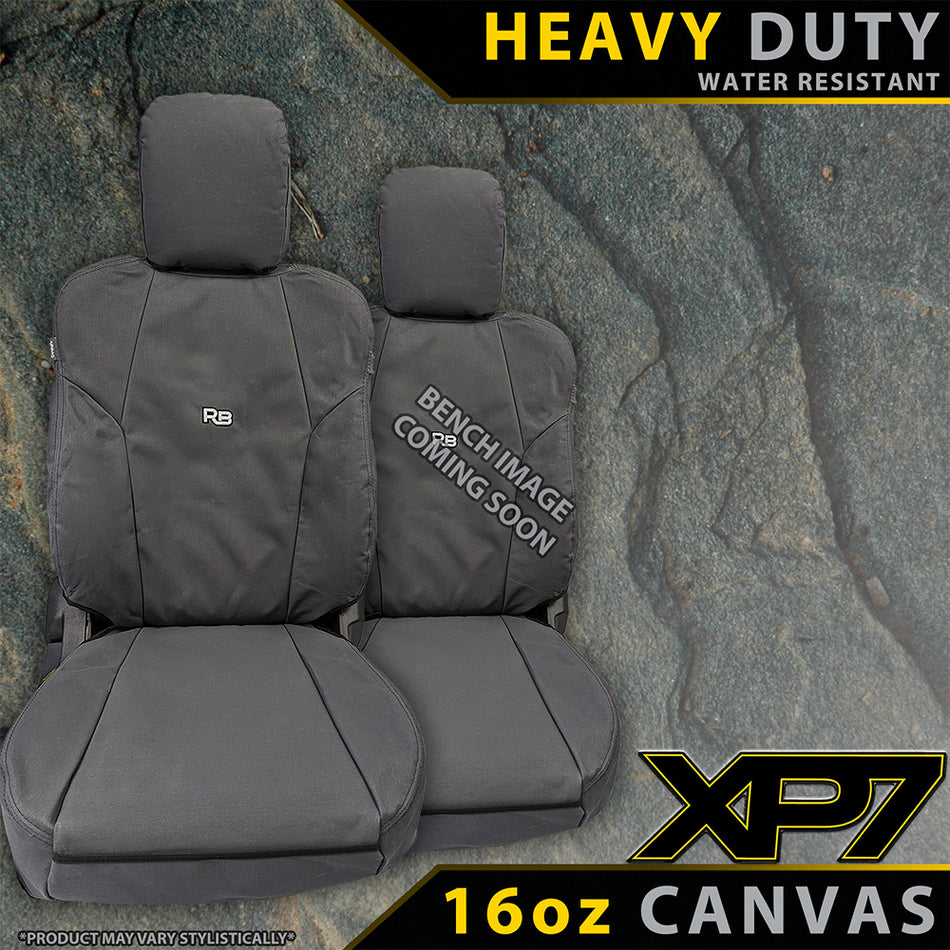 Toyota Landcruiser 78 Series - Bucket & 3/4 Bench - XP7 Heavy-Duty Canvas 2x Front Seat Covers (Available)