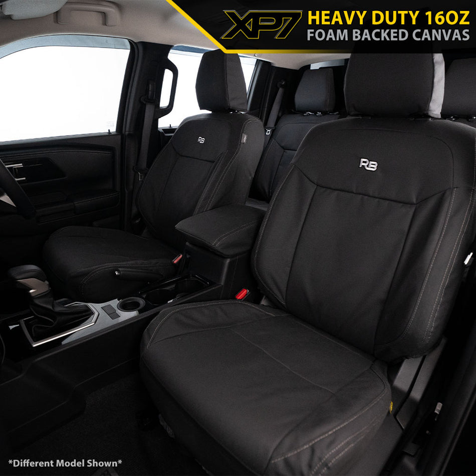 Isuzu D-MAX RT - Dual Cab - XP7 Heavy-Duty Canvas 2x Front Seat Covers (Available)