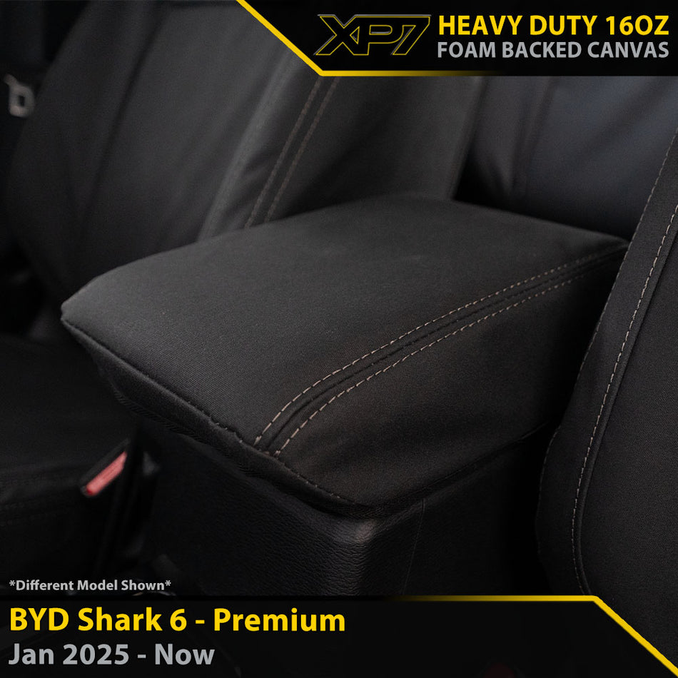 BYD Shark 6 - XP7 Heavy-Duty Canvas Console Lid Cover (Made to Order)