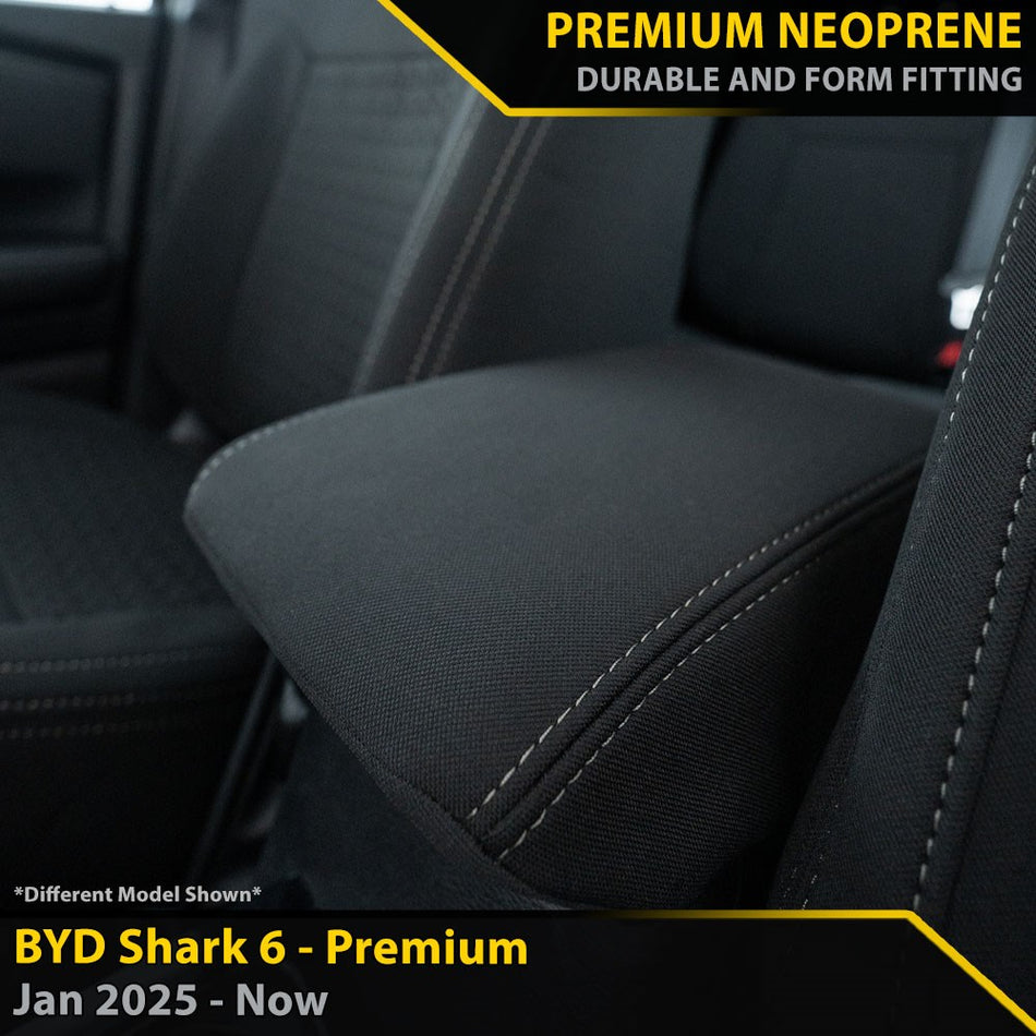 BYD Shark 6 - GP6 Premium Neoprene Console Lid Cover (Made to Order)
