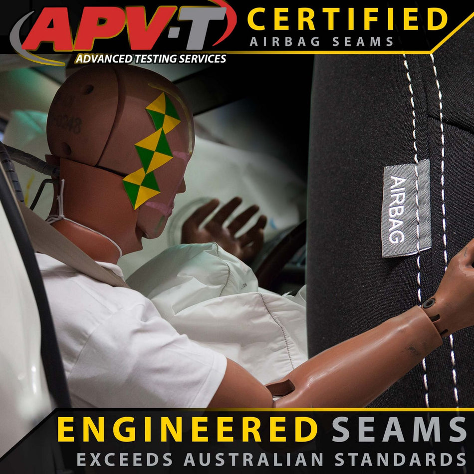 Toyota Prado 150 - GP6 Premium Neoprene 3rd Row Seat Covers (Made to Order)