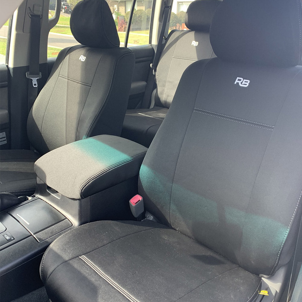 Toyota Landcruiser 200 Series Sahara (Pre Facelift) Neoprene 2x Front Seat Covers (Made to Order)