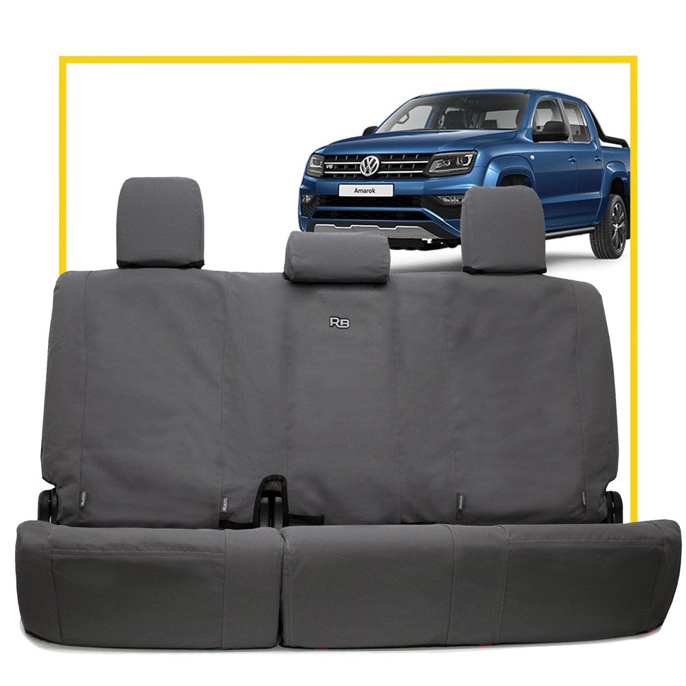 Volkswagen Amarok XP6 Tough Canvas Rear Row Seat Covers (In Stock)