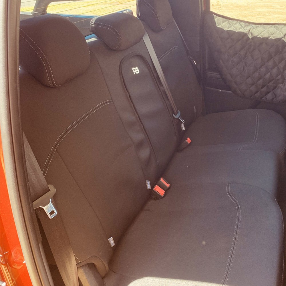 Ford Ranger T6.2 XLT Neoprene Rear Row Seat Covers (In Stock)