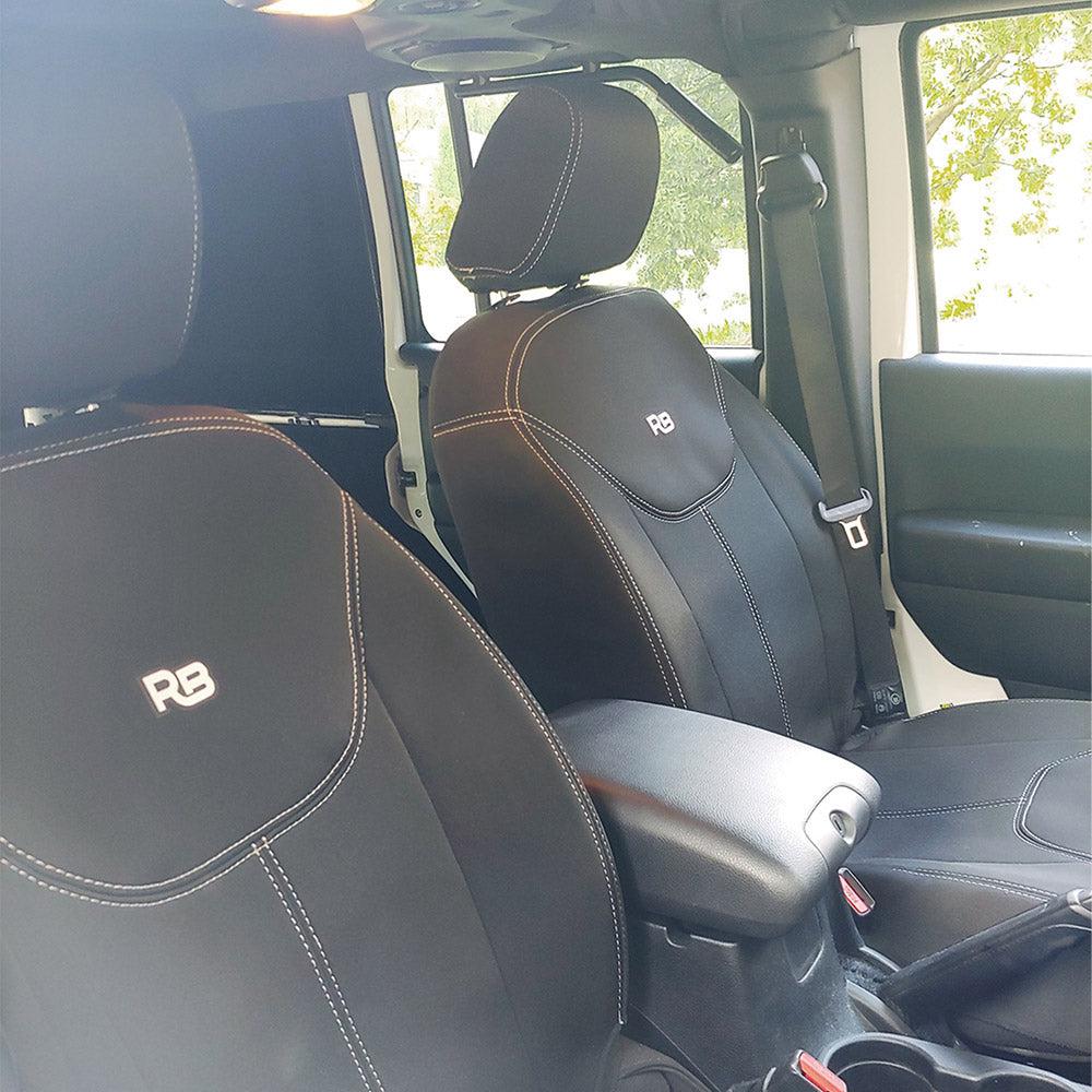 Jeep Wrangler JK Neoprene 2x Front Seat Covers (In Stock)
