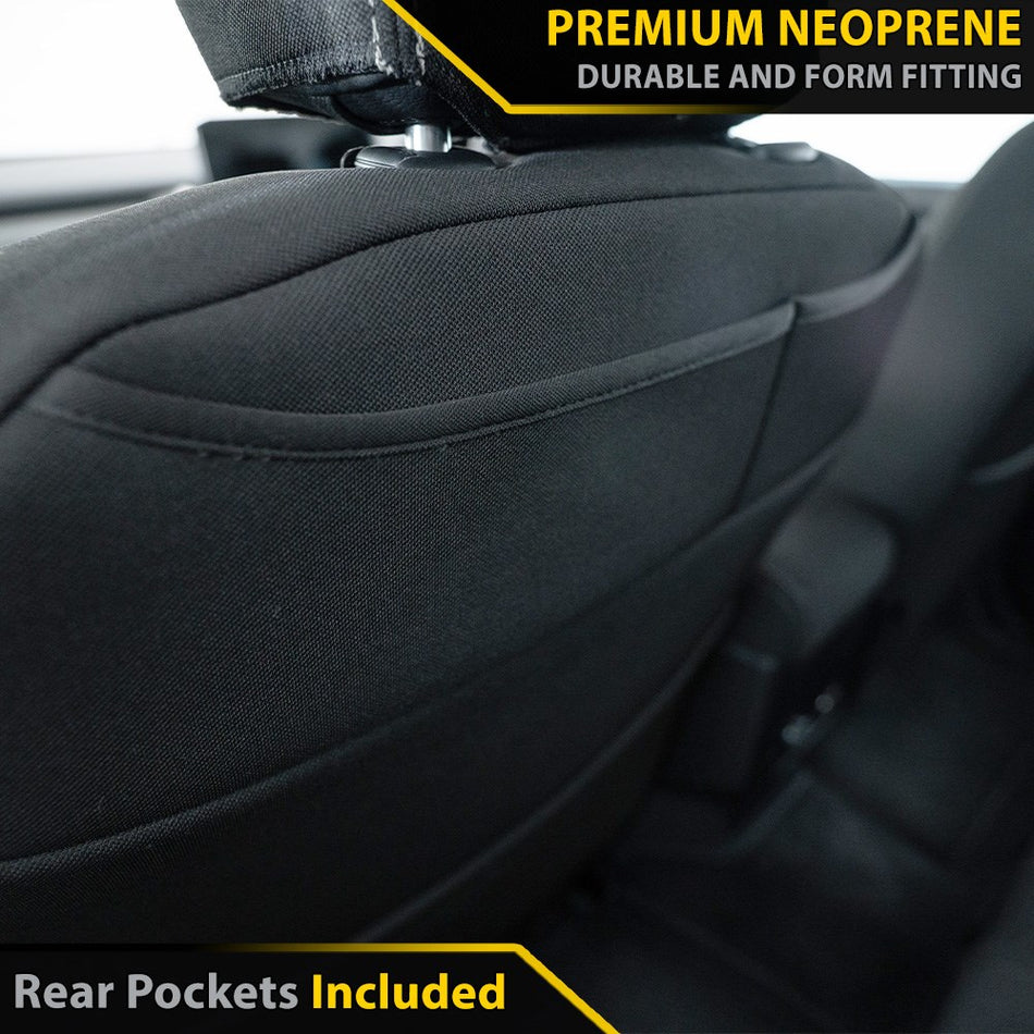 Mitsubishi New-Gen Triton - GP6 Premium Neoprene 2x Front Row Seat Covers (Available)