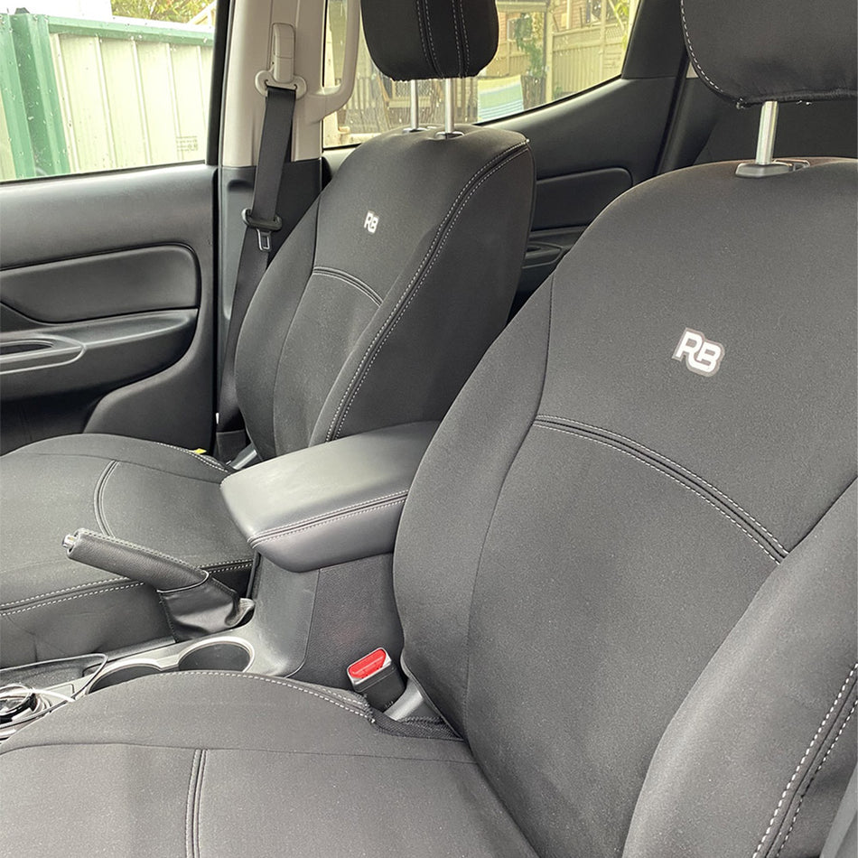 Mitsubishi Triton MR - GP4 Neoprene 2x Front Row Seat Covers (Available)