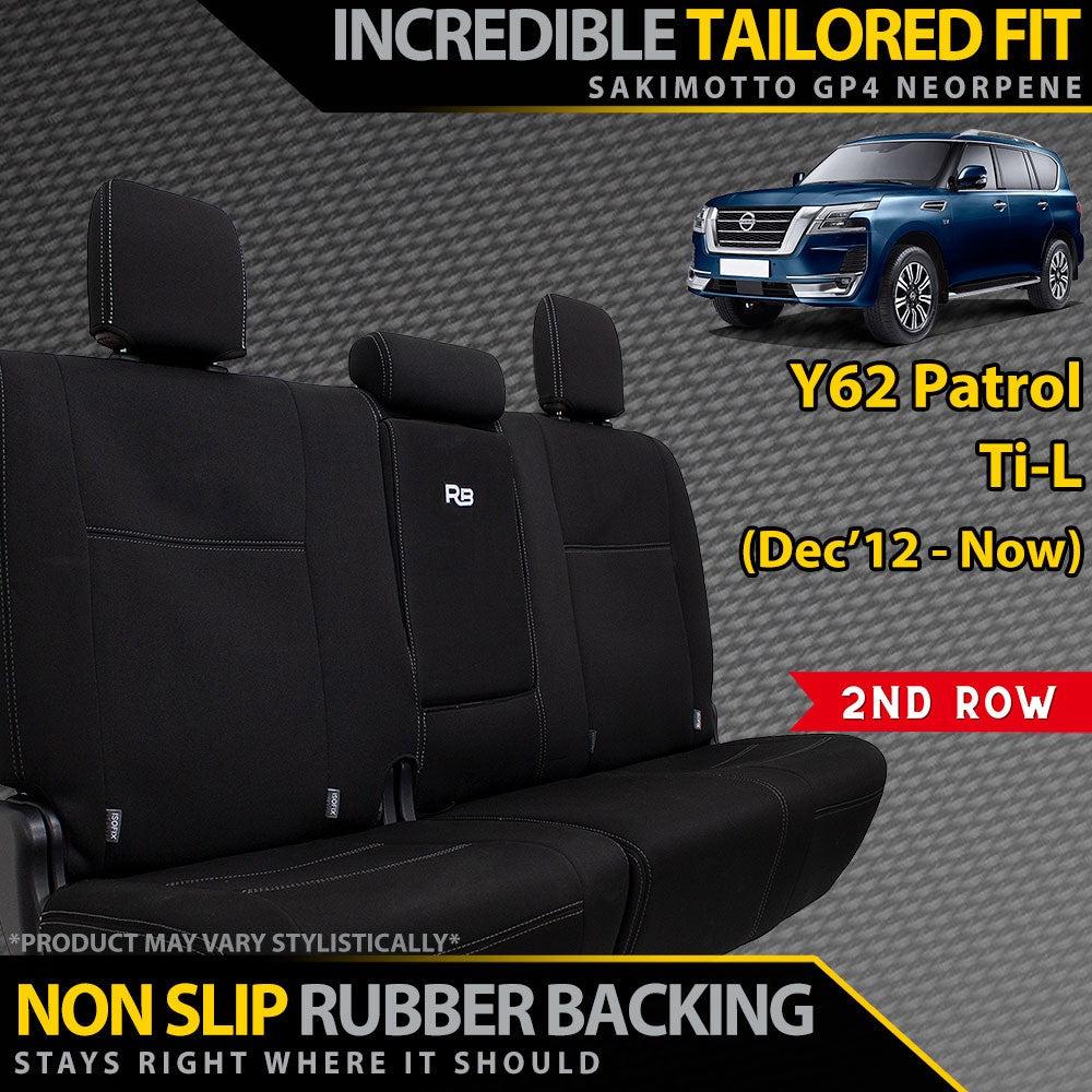 Nissan Patrol Y62 Ti-L GP4 Neoprene 2nd Row Seat Covers (In Stock)