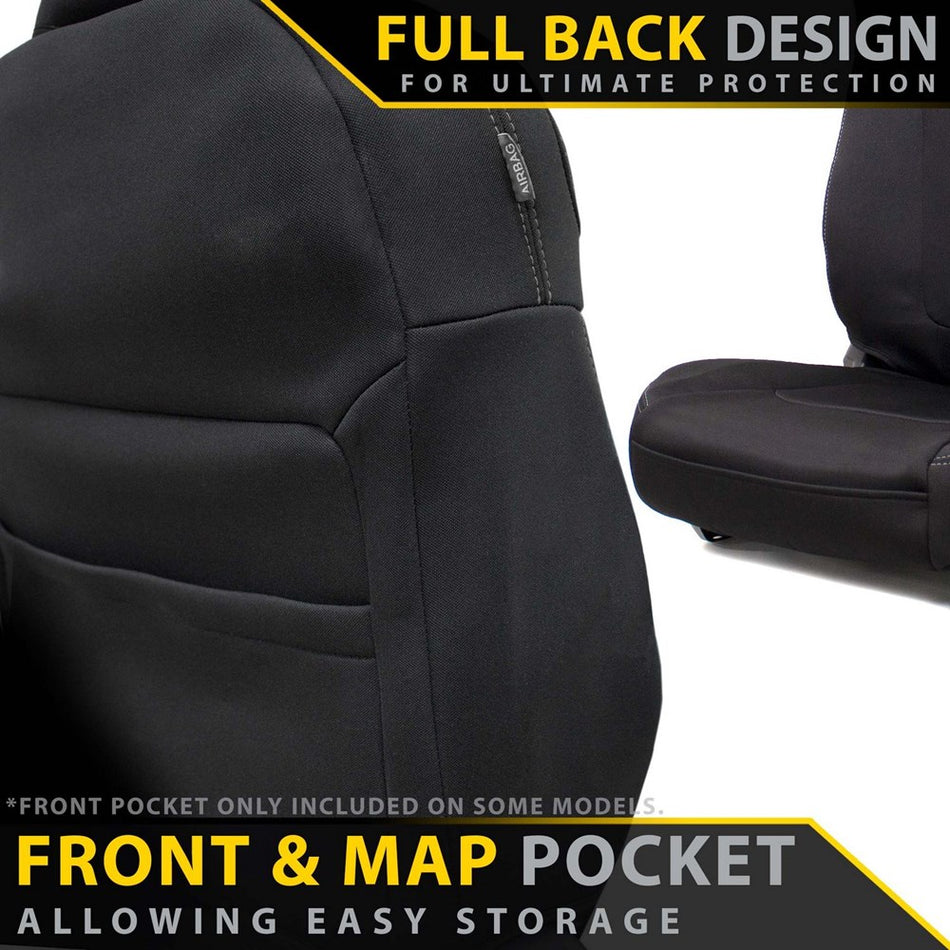 Fiat Scudo 2nd Gen - GP4 Neoprene 2x Front Seat Covers (Made to Order)