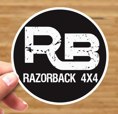 Razorback 4x4 UV Treated Sticker-Razorback 4x4