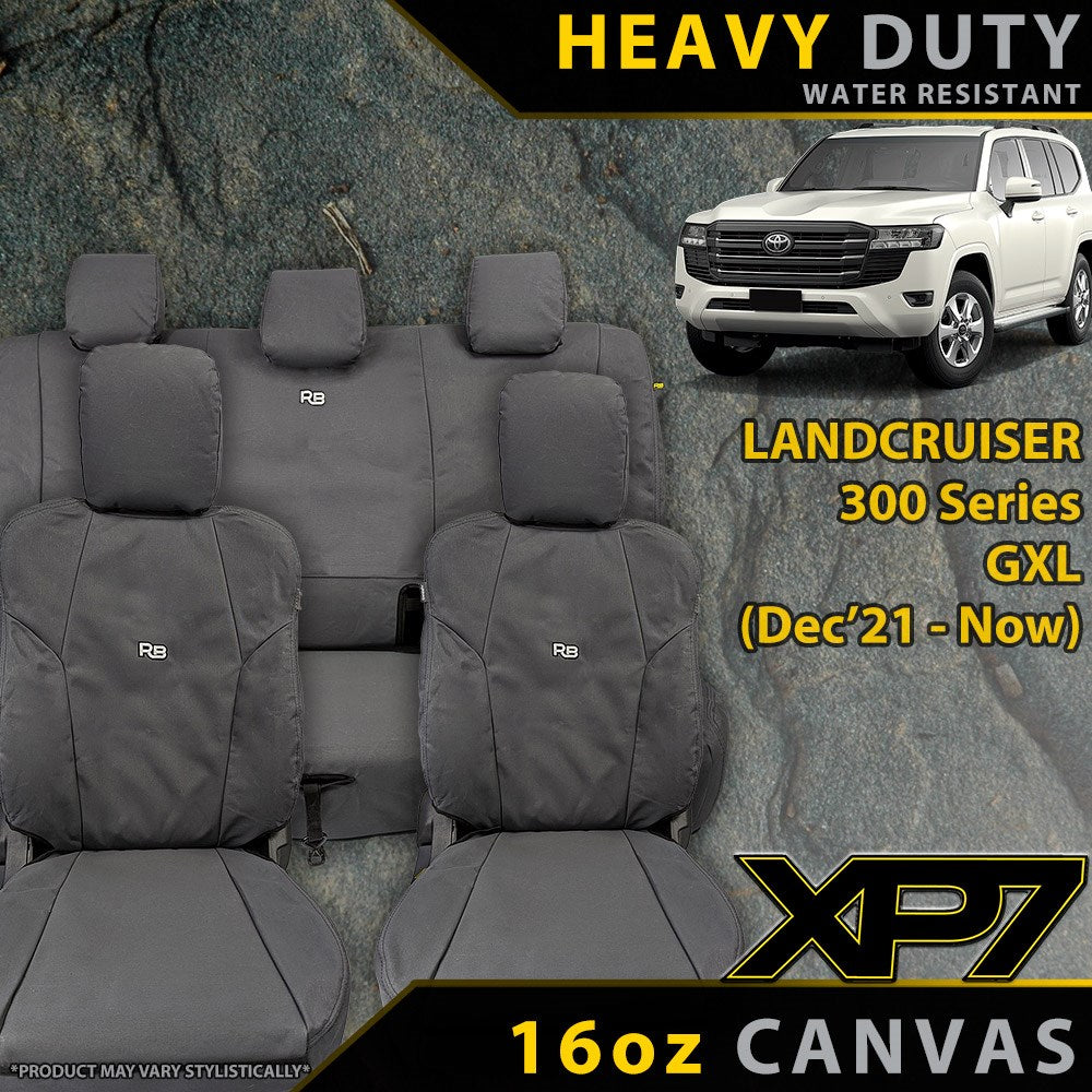 Toyota Landcruiser 300 Series GX & GXL Heavy Duty XP7 Canvas Front and Rear Bundle (In Stock)