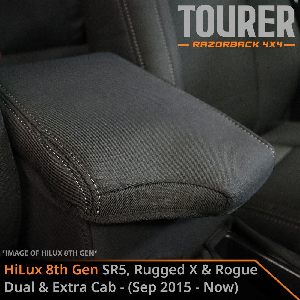 Toyota HiLux 8th Gen SR5, Rugged X & Rogue GP9 Tourer Console Lid Cover (Made to Order)