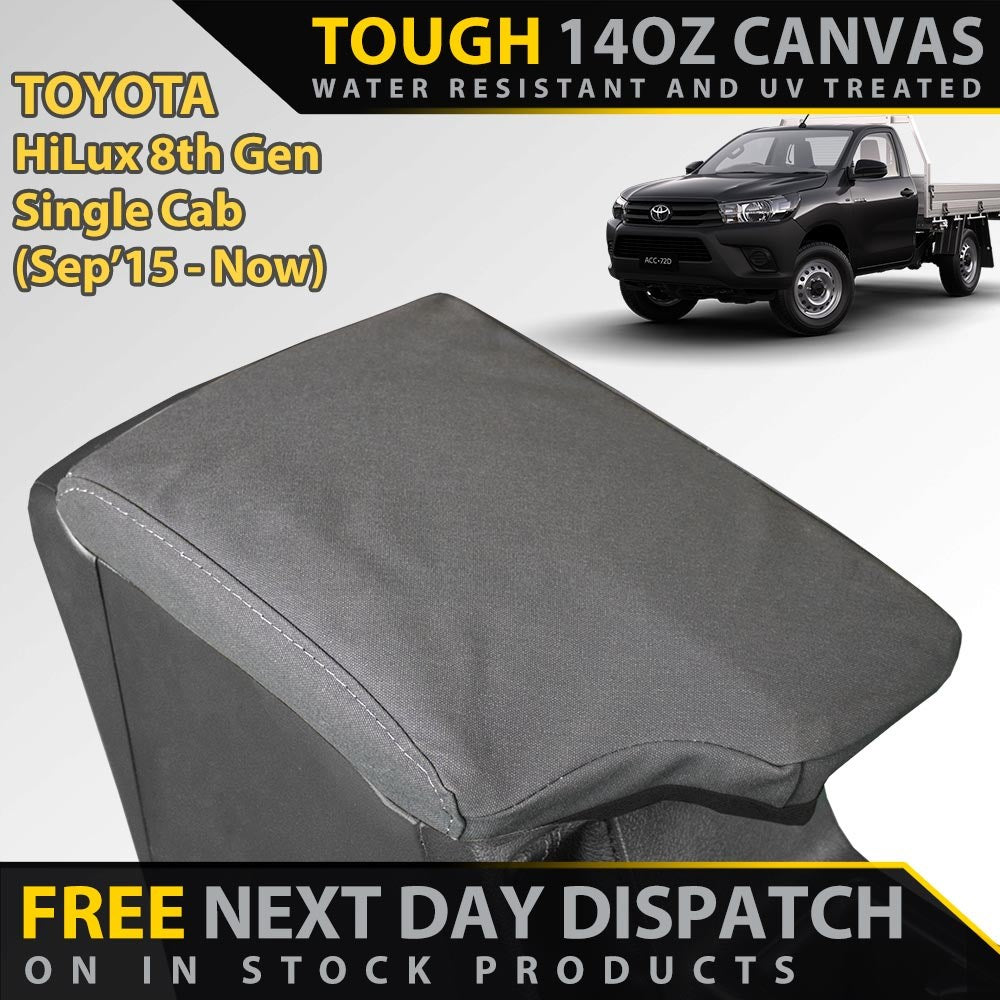 Toyota HiLux 8th Gen Single Cab XP6 Tough Canvas Armrest Console Lid (In Stock)
