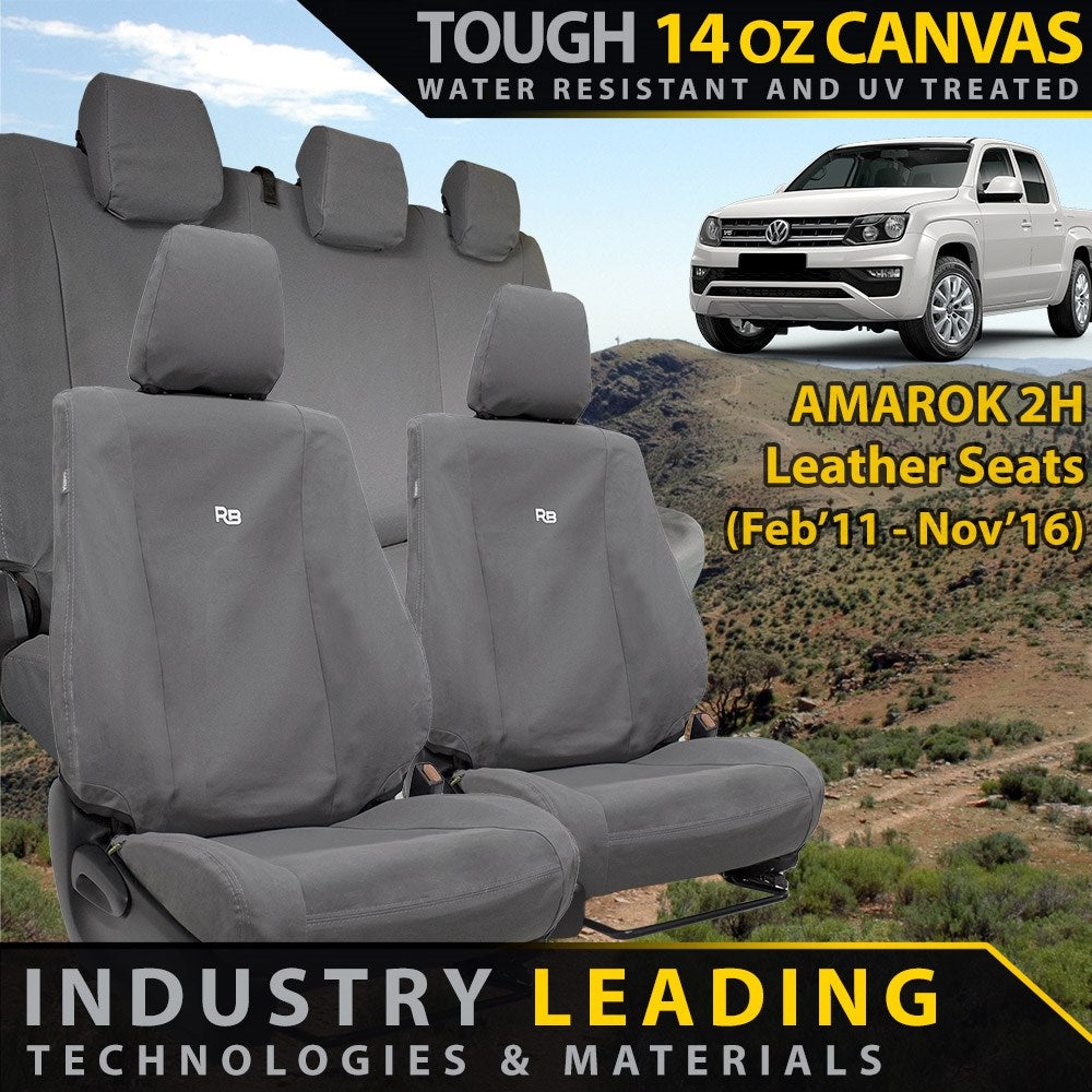 Volkswagen Amarok 2H (Leather Seats) XP6 Tough Canvas Front and Rear Bundle (In Stock)